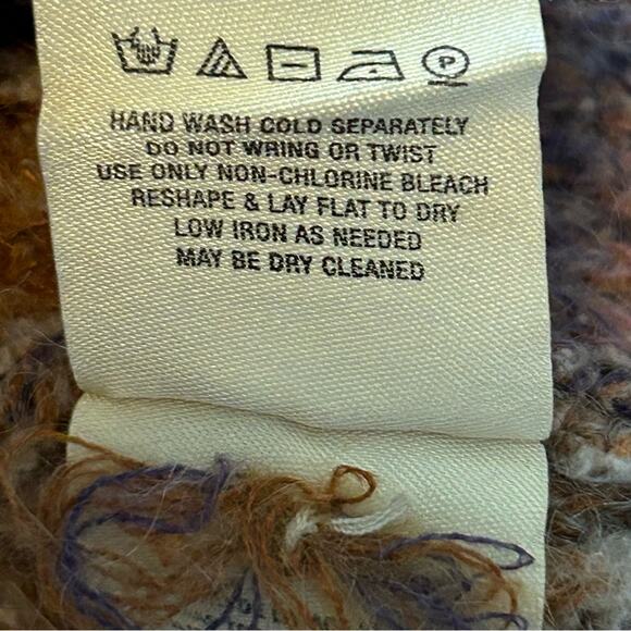 Anthropologie Maeve Wainwright Sweater Mohair Wool Blend Small Petite - Picture 12 of 13